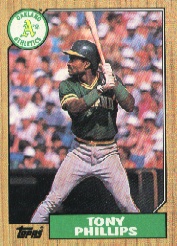1987 Topps Baseball Cards      188     Tony Phillips